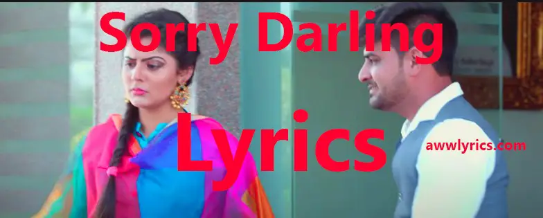 Sorry Darling Lyrics in English and Hindi