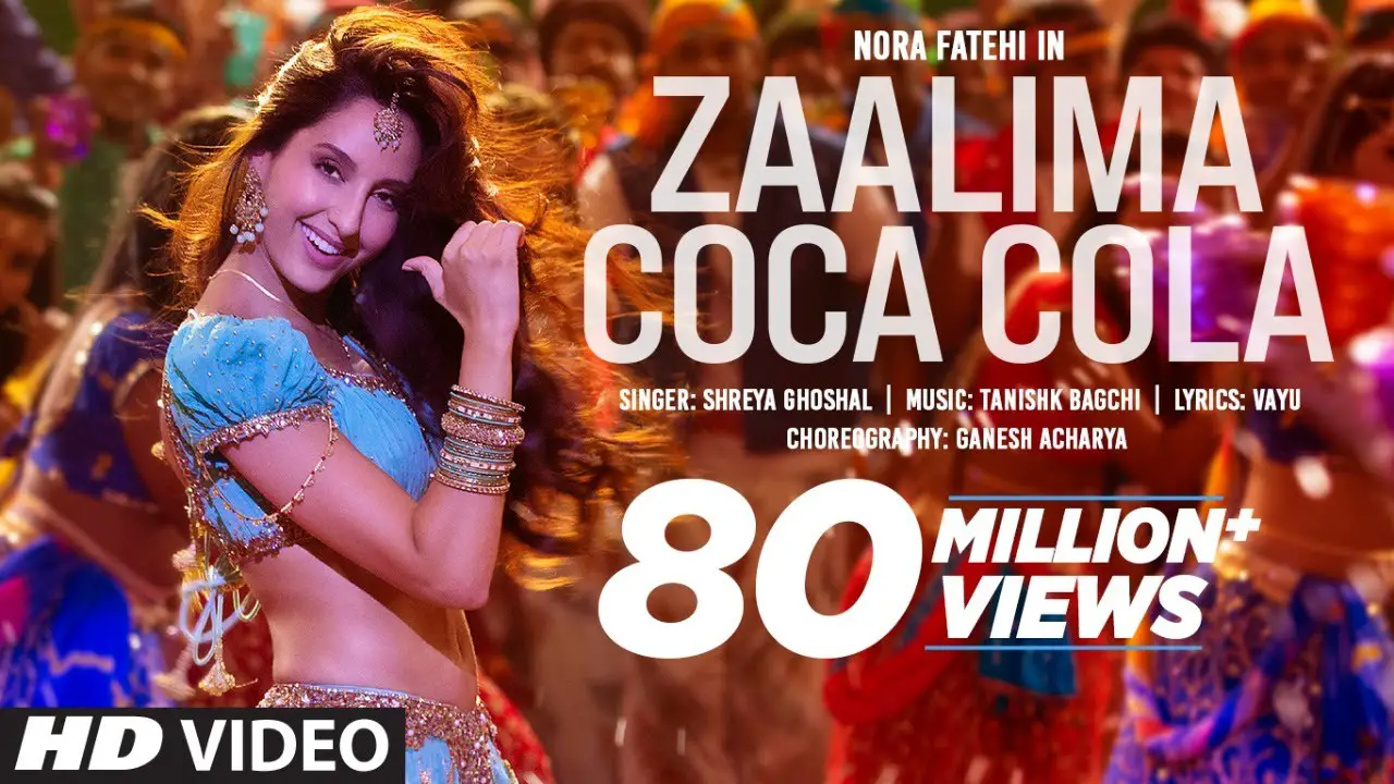 Zaalima Coca Cola Pila De Nora Fatehi Lyrics